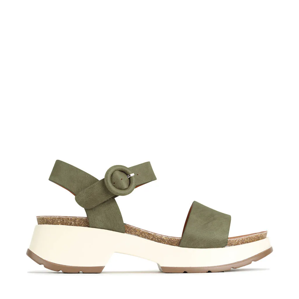 LAIS ANKLE STRAP WEDGE SANDALS