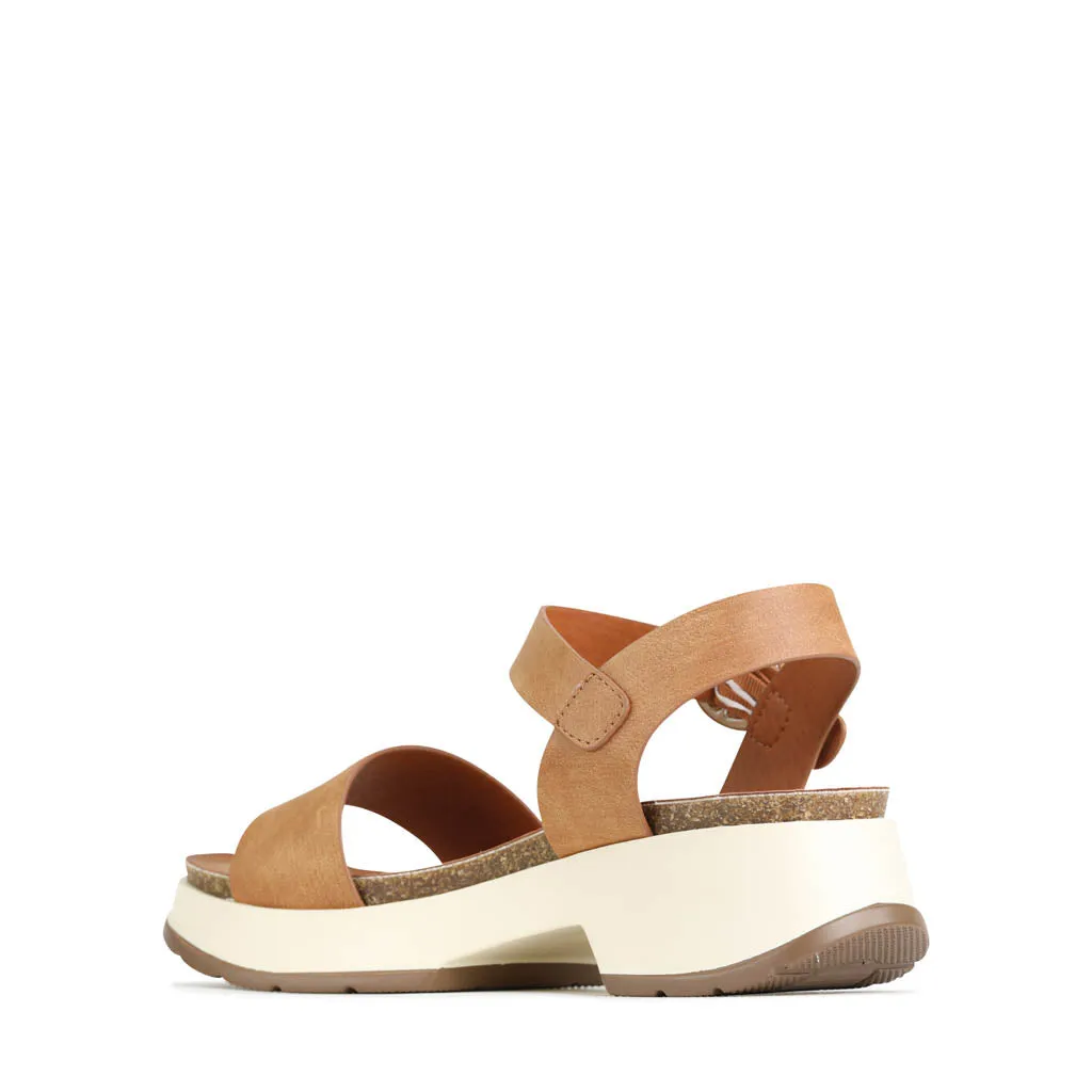 LAIS ANKLE STRAP WEDGE SANDALS