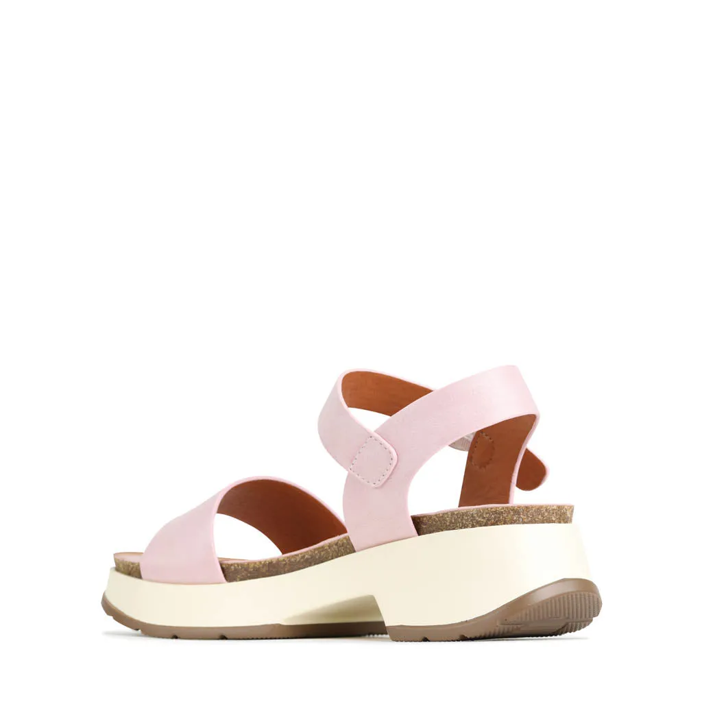 LAIS ANKLE STRAP WEDGE SANDALS