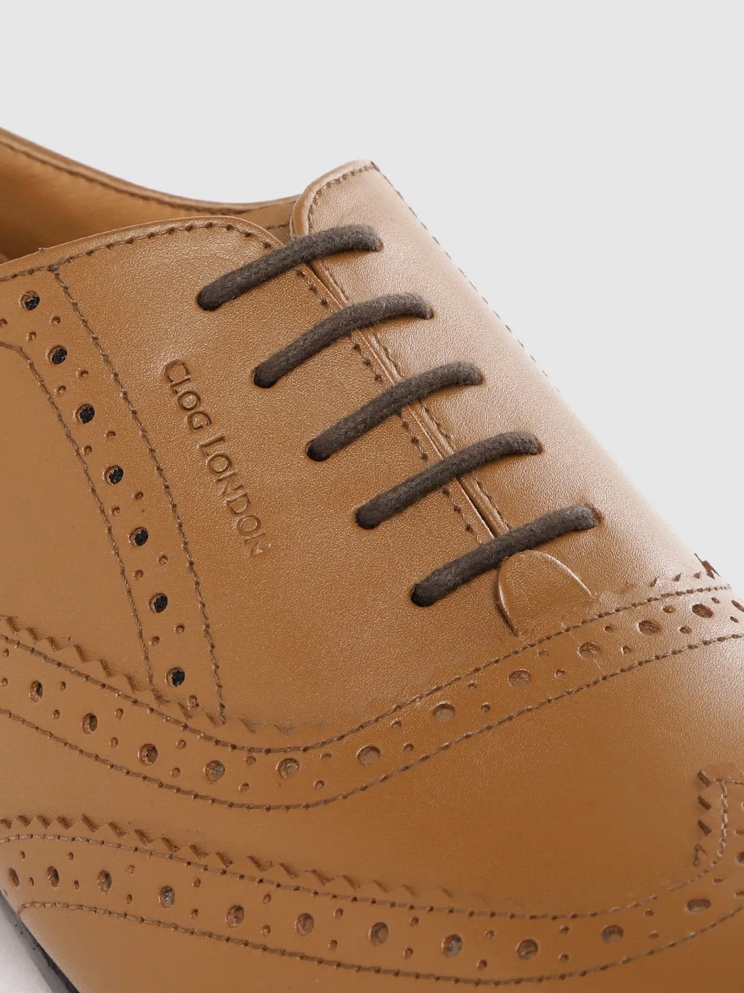 Leather Brogue Lace Up Shoes