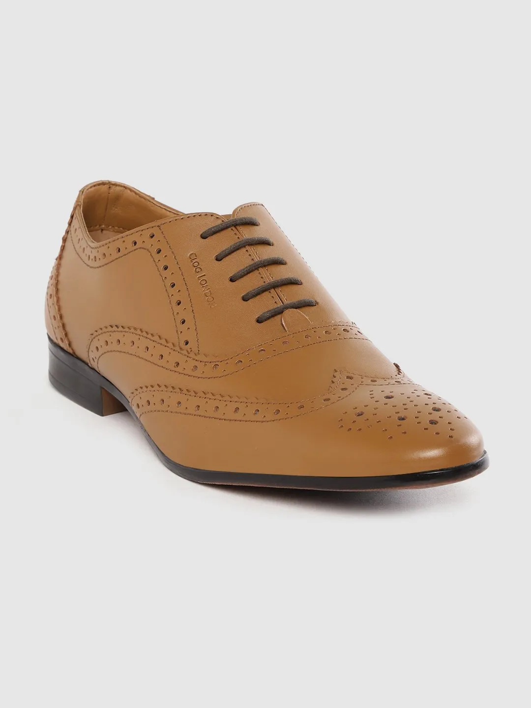 Leather Brogue Lace Up Shoes