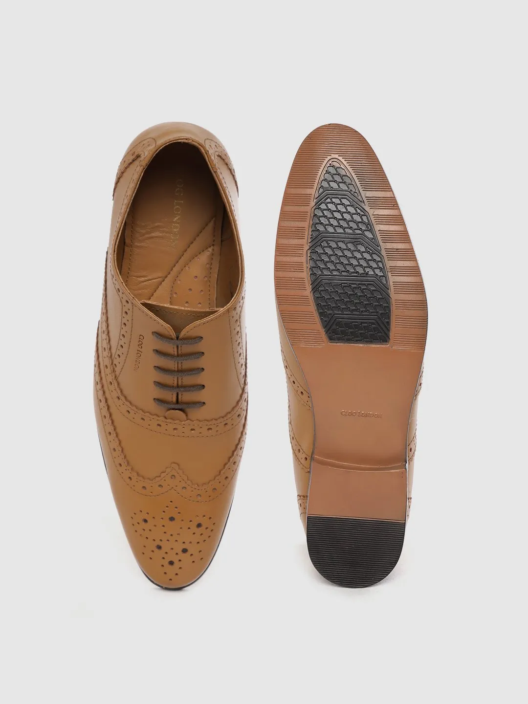 Leather Brogue Lace Up Shoes