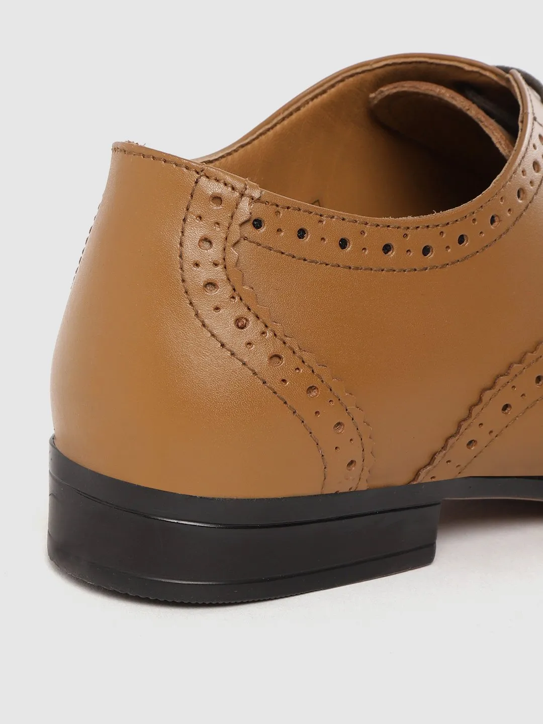Leather Brogue Lace Up Shoes