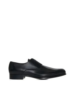 Leather derby shoes
