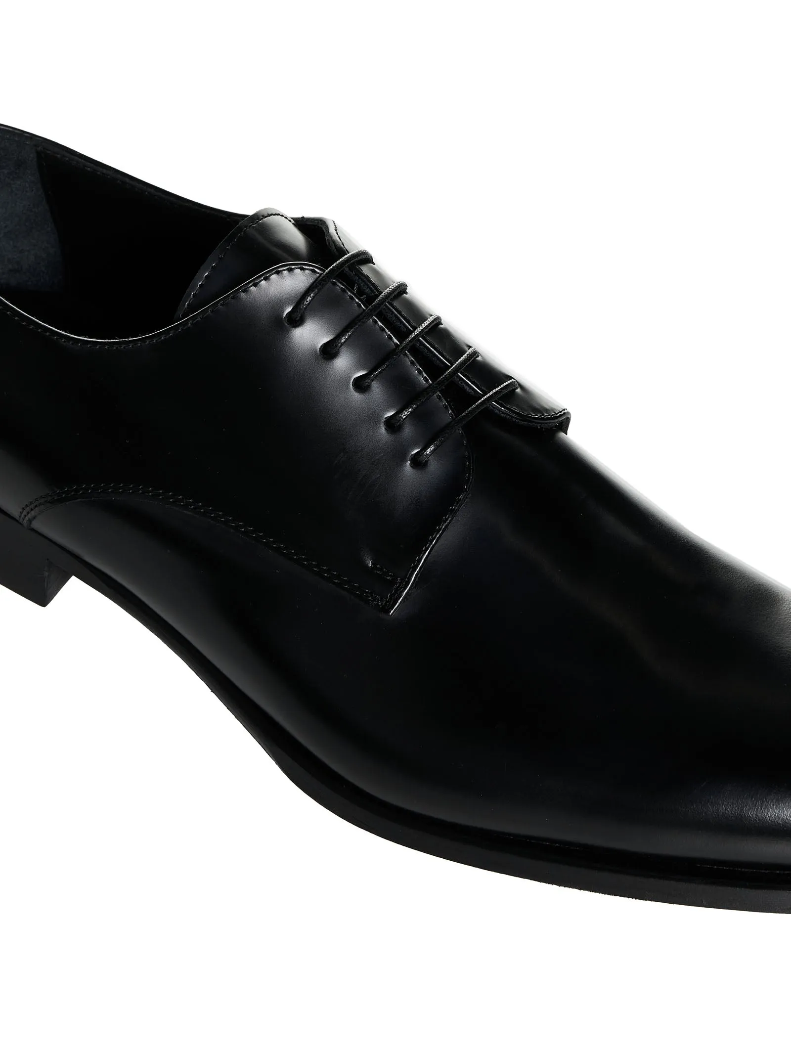 Leather derby shoes