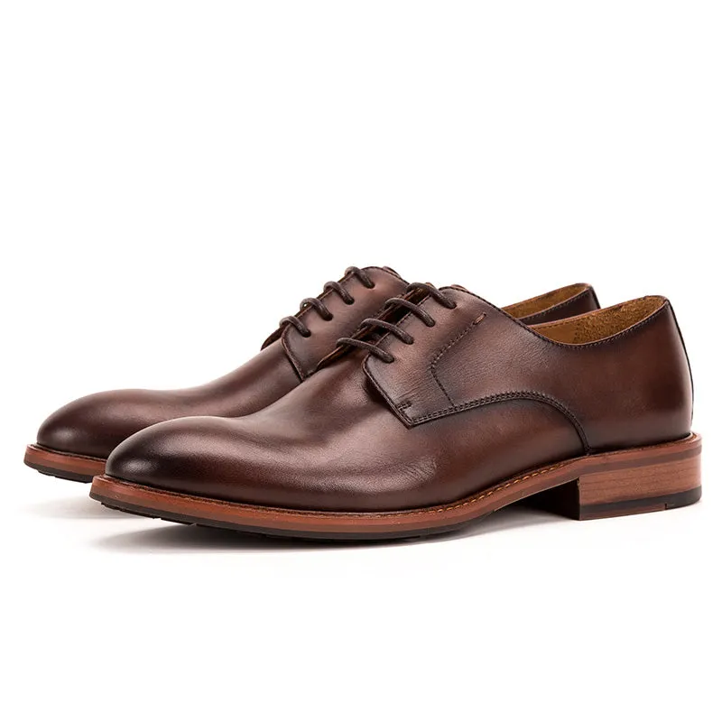 Leather handmade commuter shoes