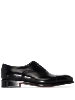 Leather oxford shoes