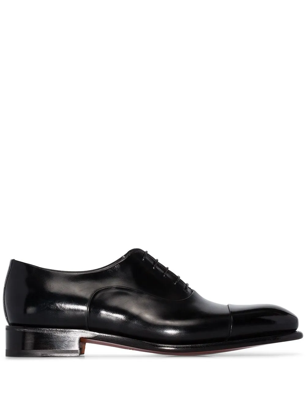 Leather oxford shoes