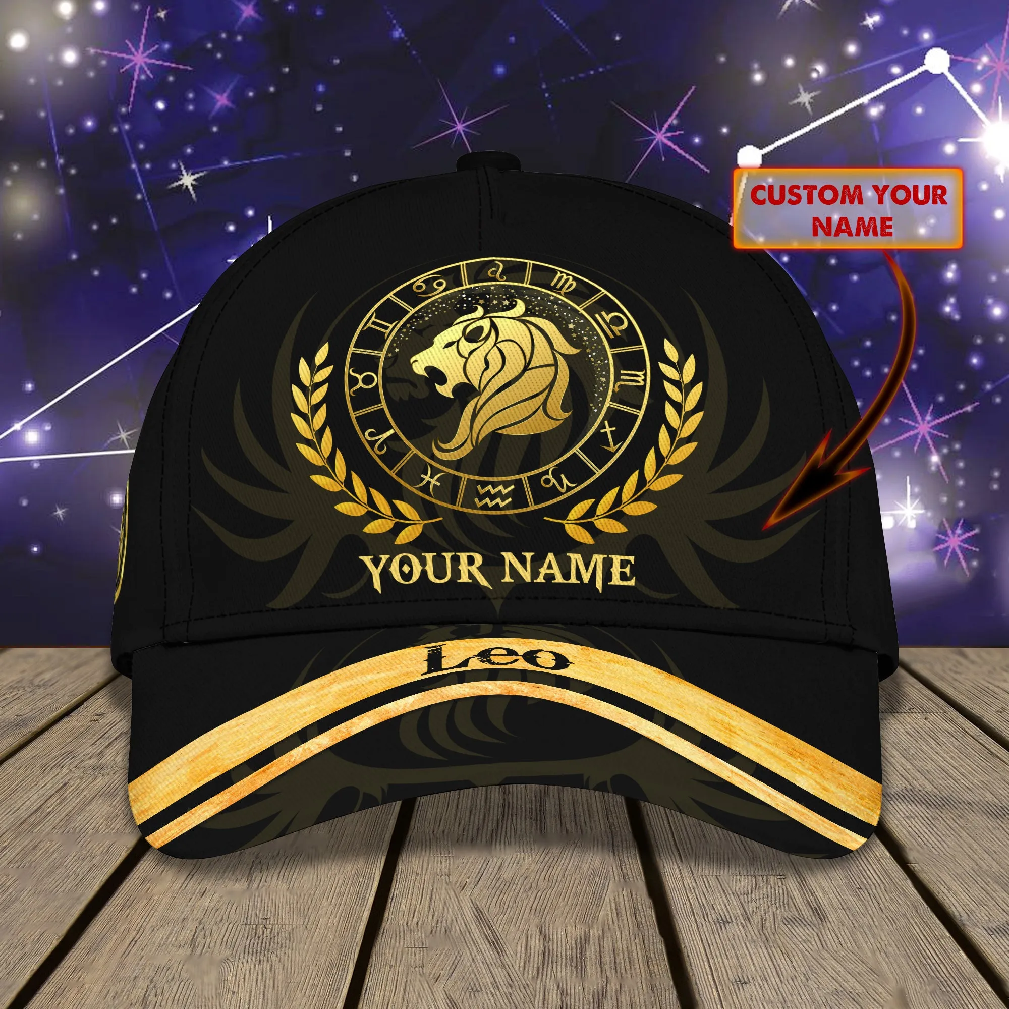 Leo 001 - Personalized Name Cap - Pth98