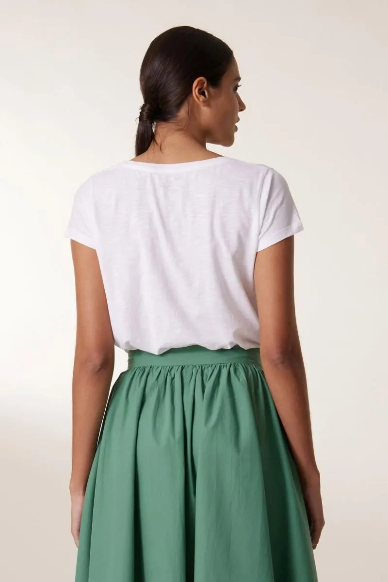 LEON & HARPER Tonton Snaake T-shirt - White