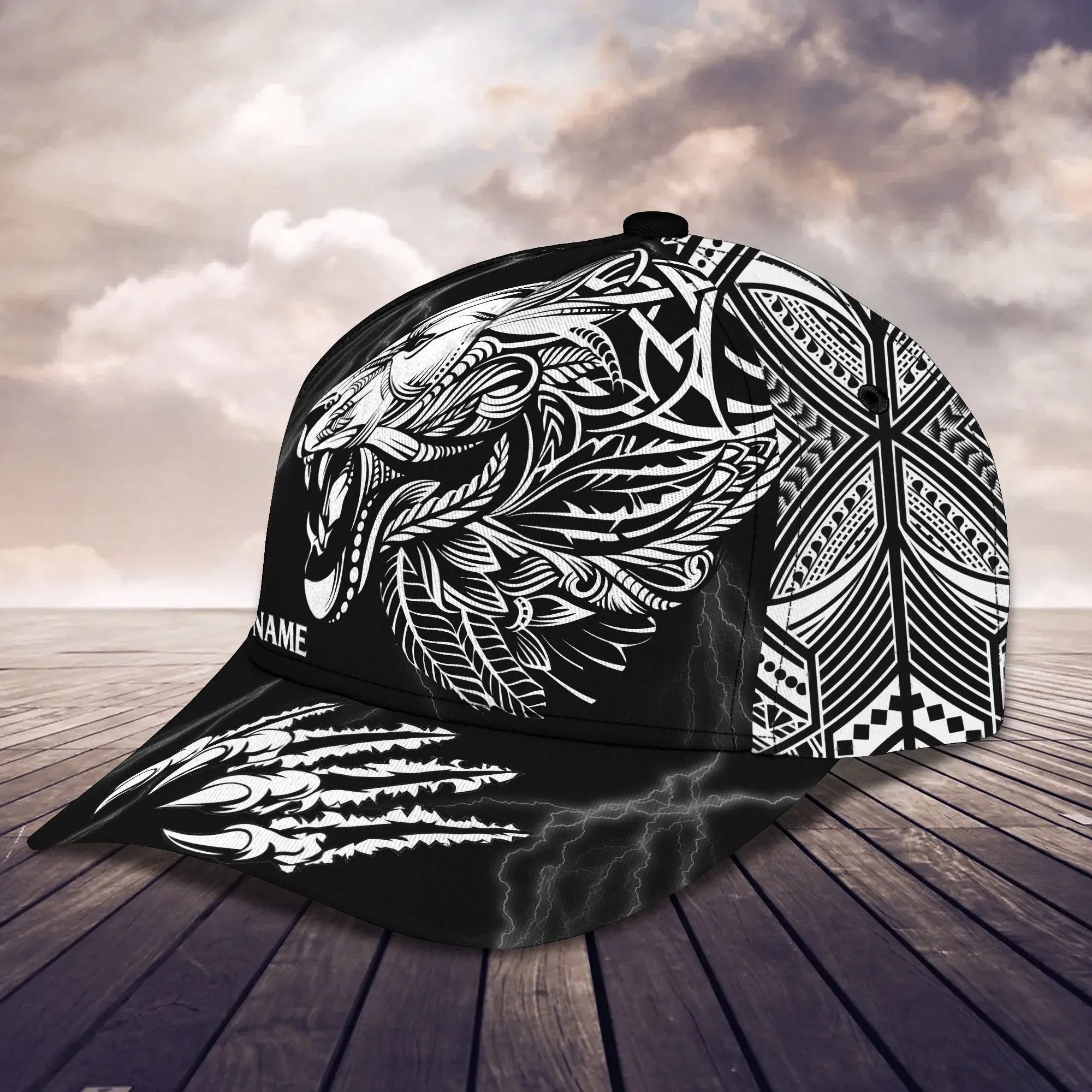 Lion - Personalized Name Cap69 - ATM2K