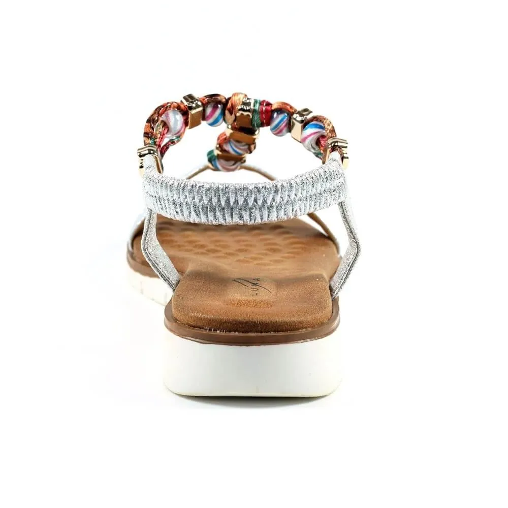 Lunar Tempo Sandal-SILVER