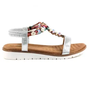 Lunar Tempo Sandal-SILVER