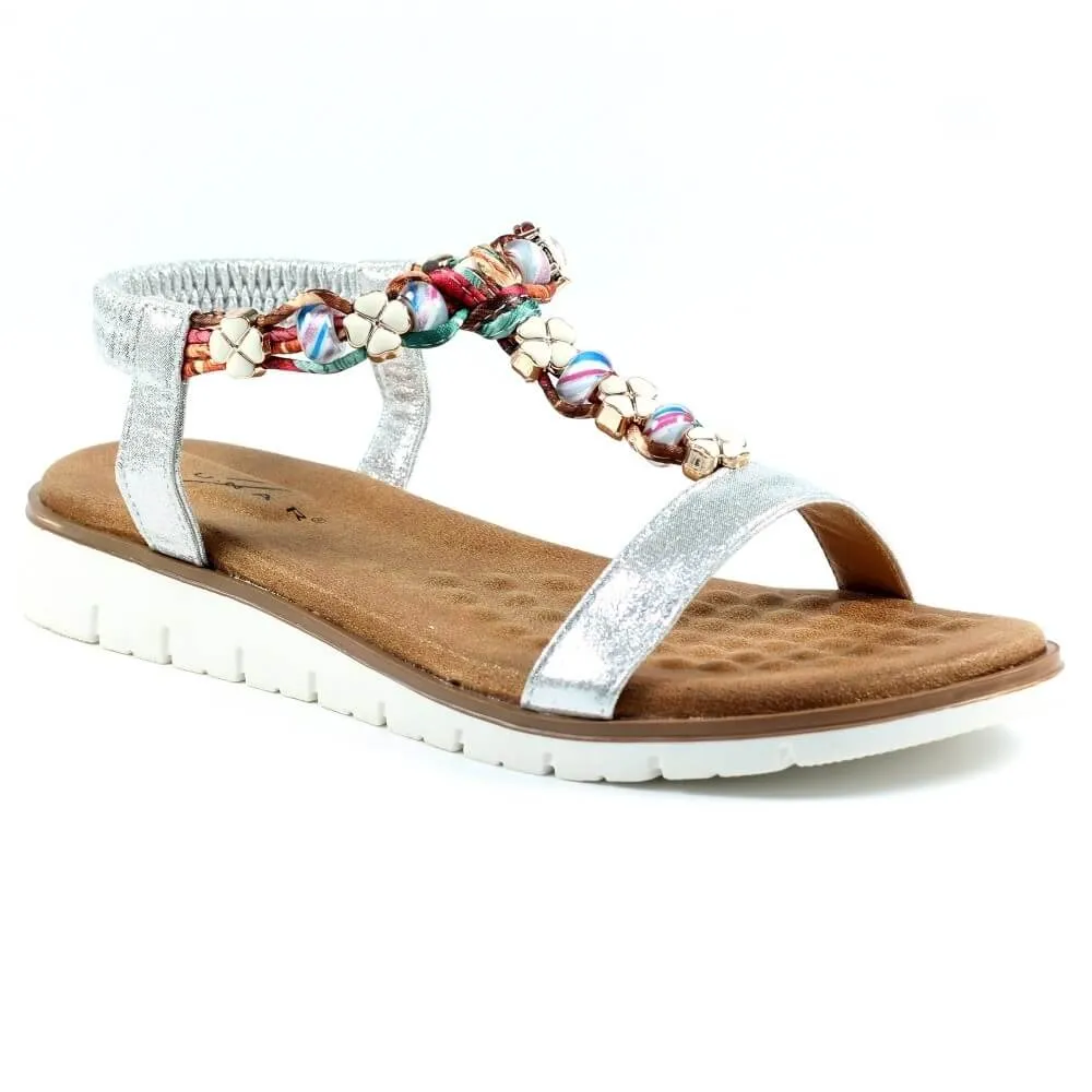 Lunar Tempo Sandal-SILVER