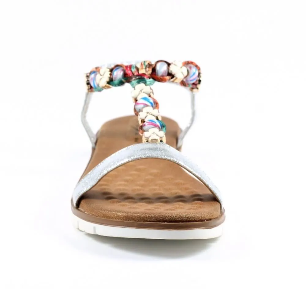 Lunar Tempo Sandal-SILVER
