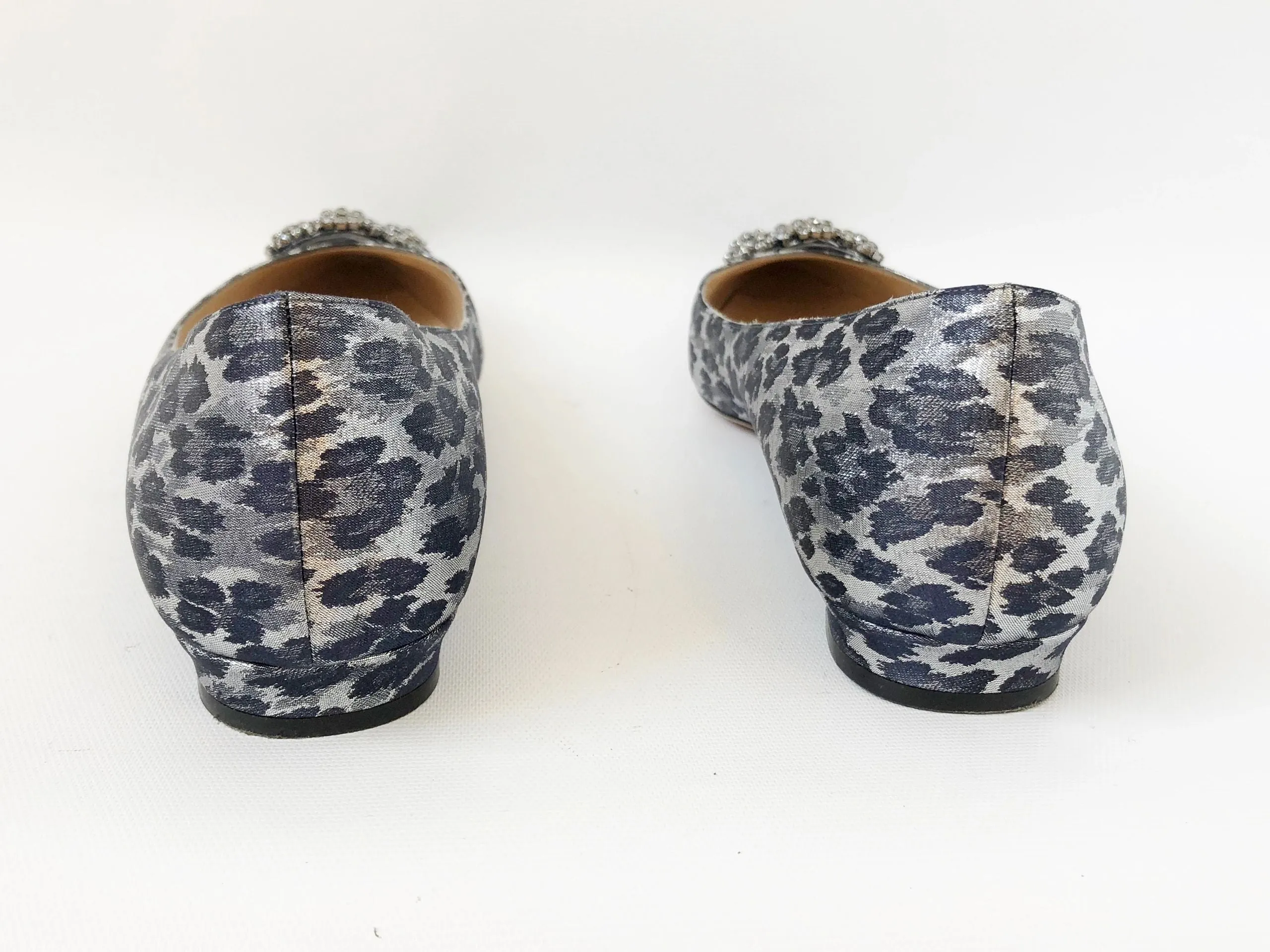 Manolo Blahnik Hangisi Flat Size 40 It (10 Us)