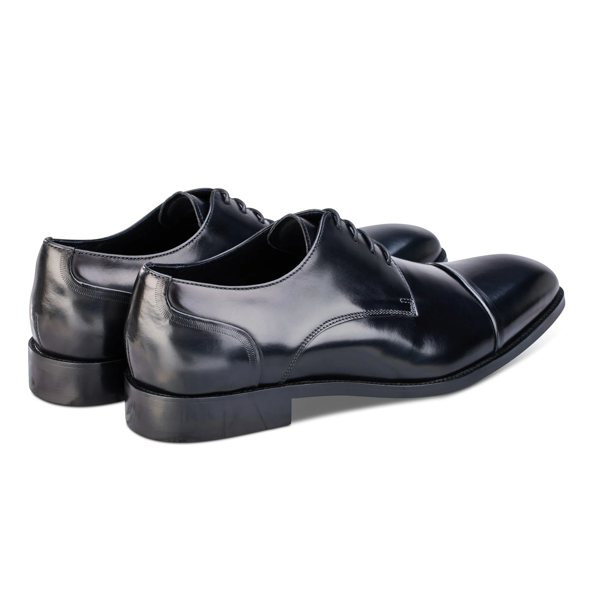 Marsden Black Derby Shoes