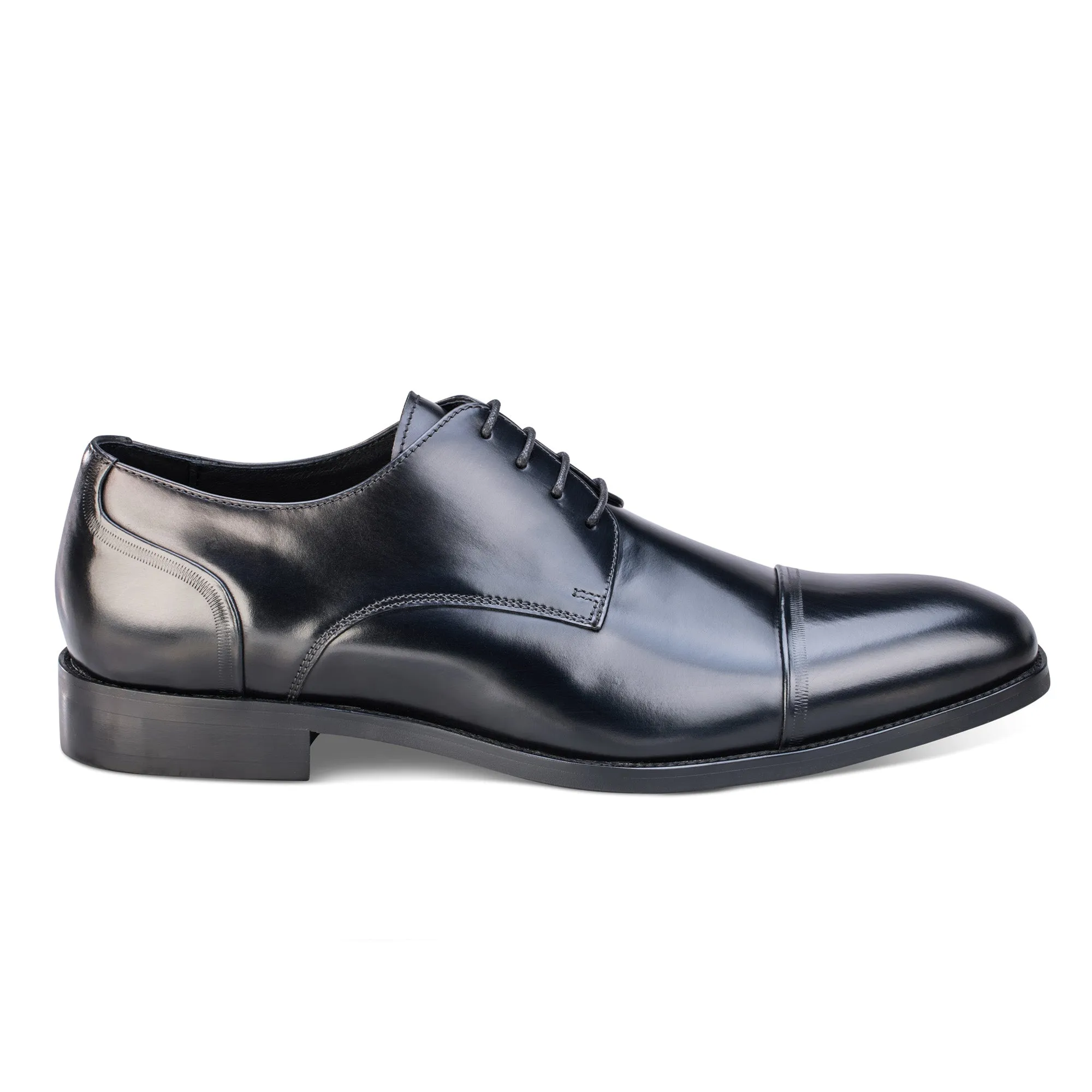 Marsden Black Derby Shoes