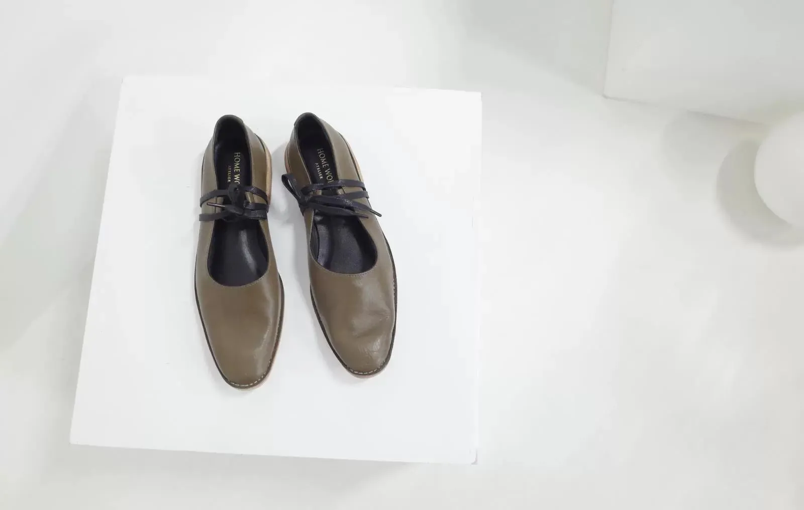 Mary Jane Leather Flats