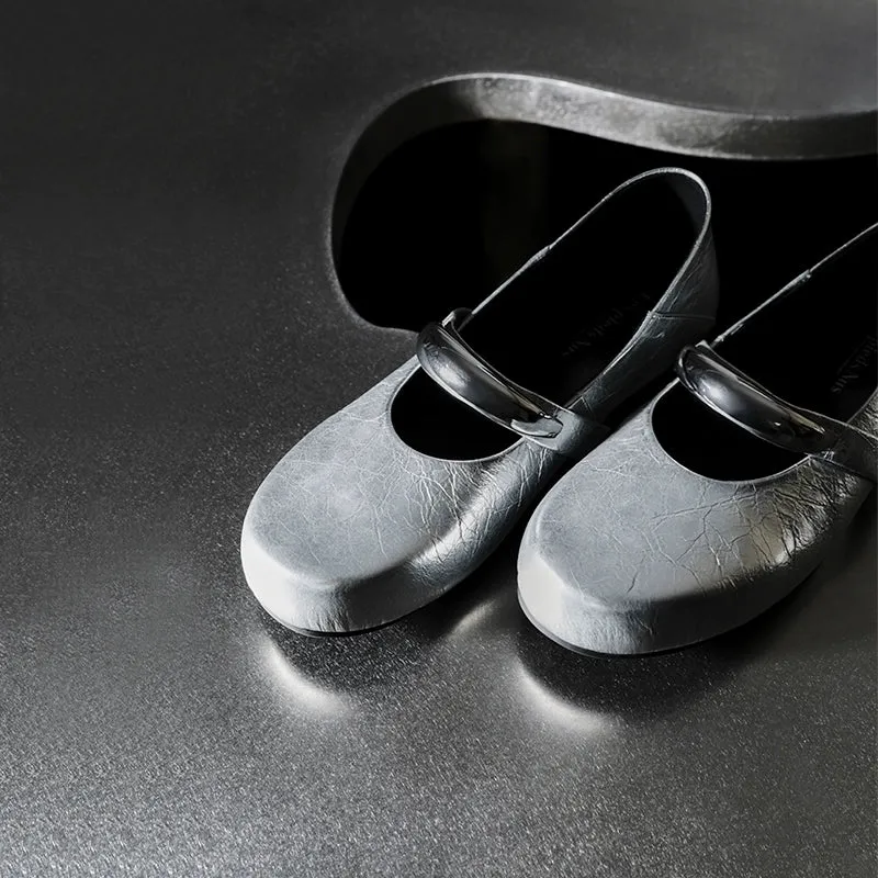 Mary Jane Slip-On Shoes