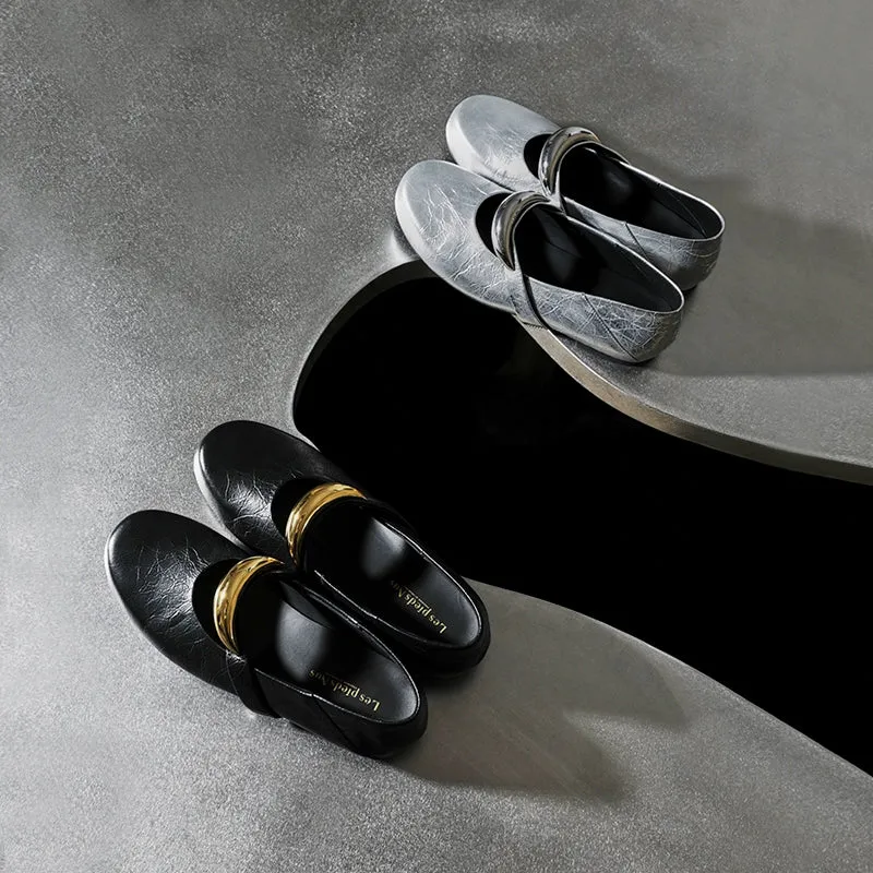 Mary Jane Slip-On Shoes