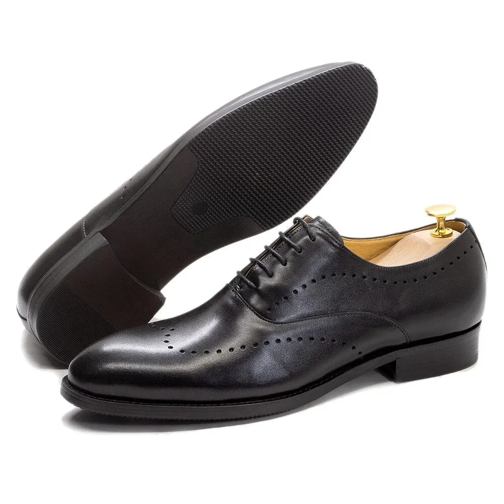 Mens Black Leather Shoes