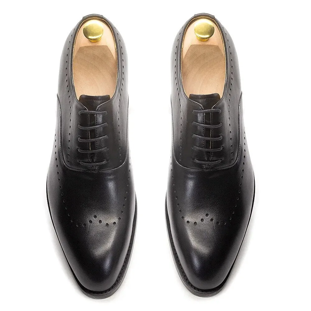 Mens Black Leather Shoes