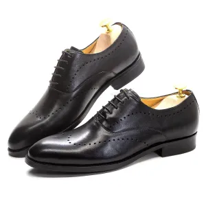 Mens Black Leather Shoes