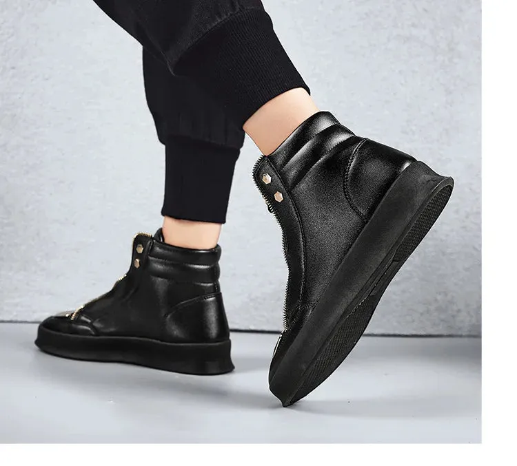 Men's Classic Business Shoes – Square Toe, Lace-Up Office shoes for Weddings