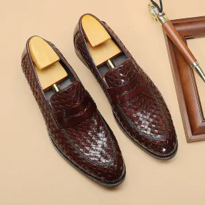 Men's formal shoes genuine leather oxford shoes Men Italian wedding