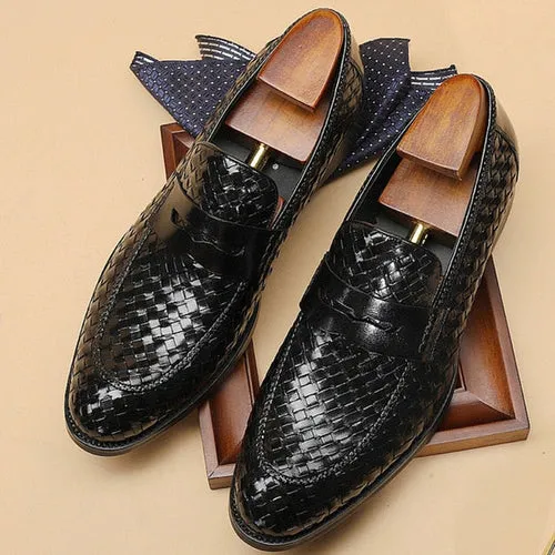Men's formal shoes genuine leather oxford shoes Men Italian wedding