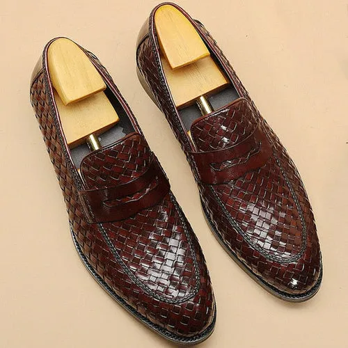 Men's formal shoes genuine leather oxford shoes Men Italian wedding
