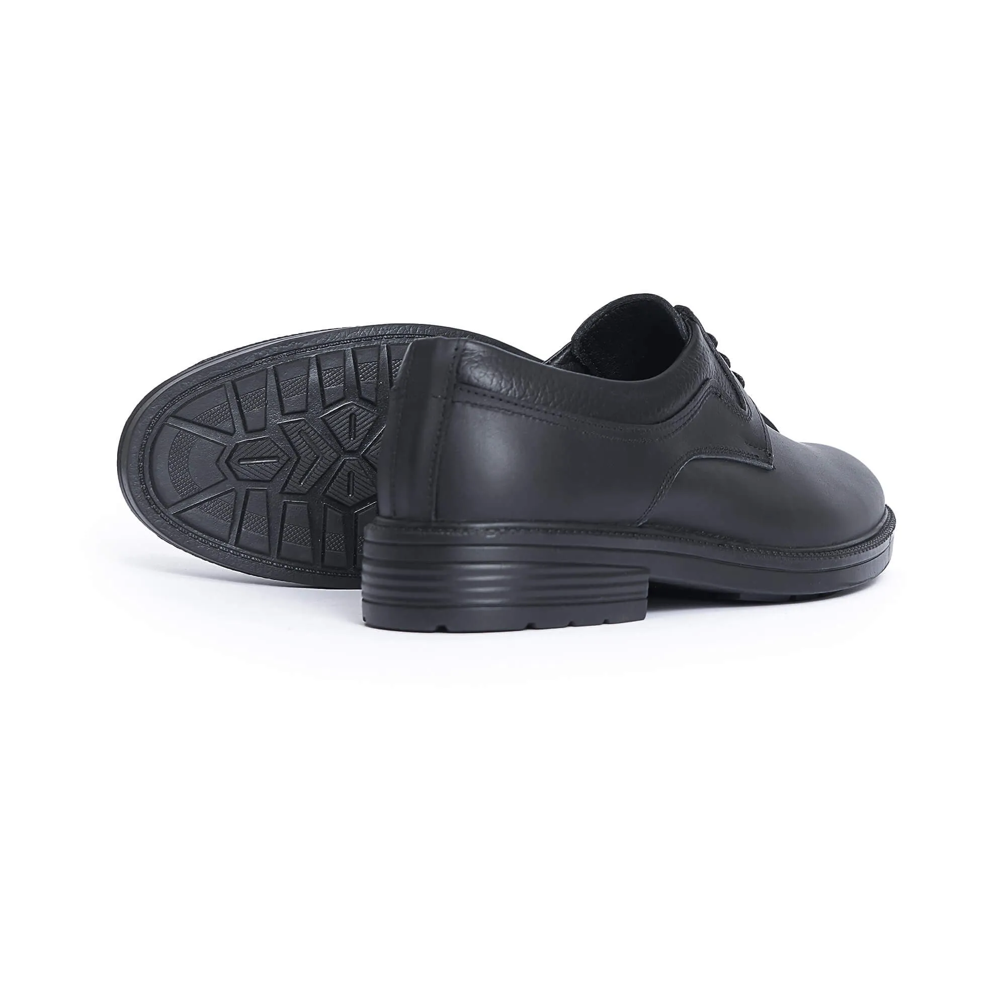 Men's  Oxford Shoes - Brown Color.