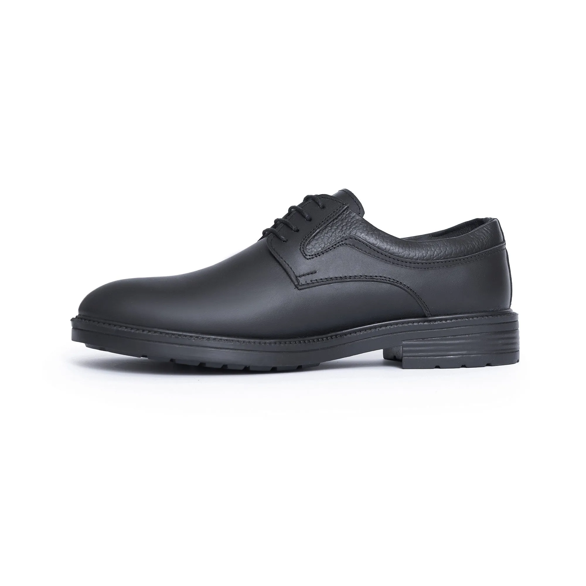 Men's  Oxford Shoes - Brown Color.