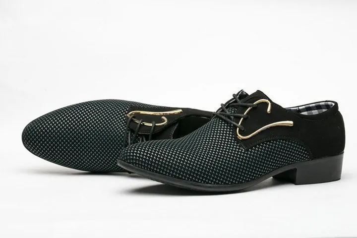 Mens Pointed toe Oxfords business fashion shoes