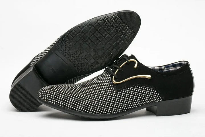Mens Pointed toe Oxfords business fashion shoes