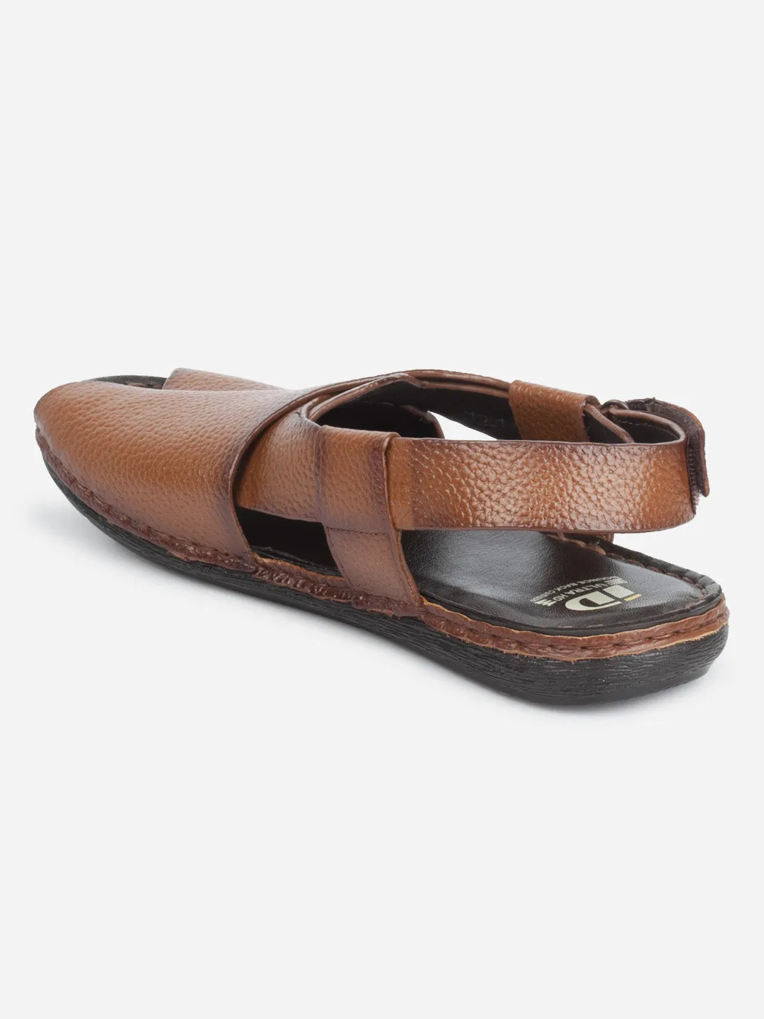 Men's Tan Comfort-fit Smart Casual Sandal (ID4235)