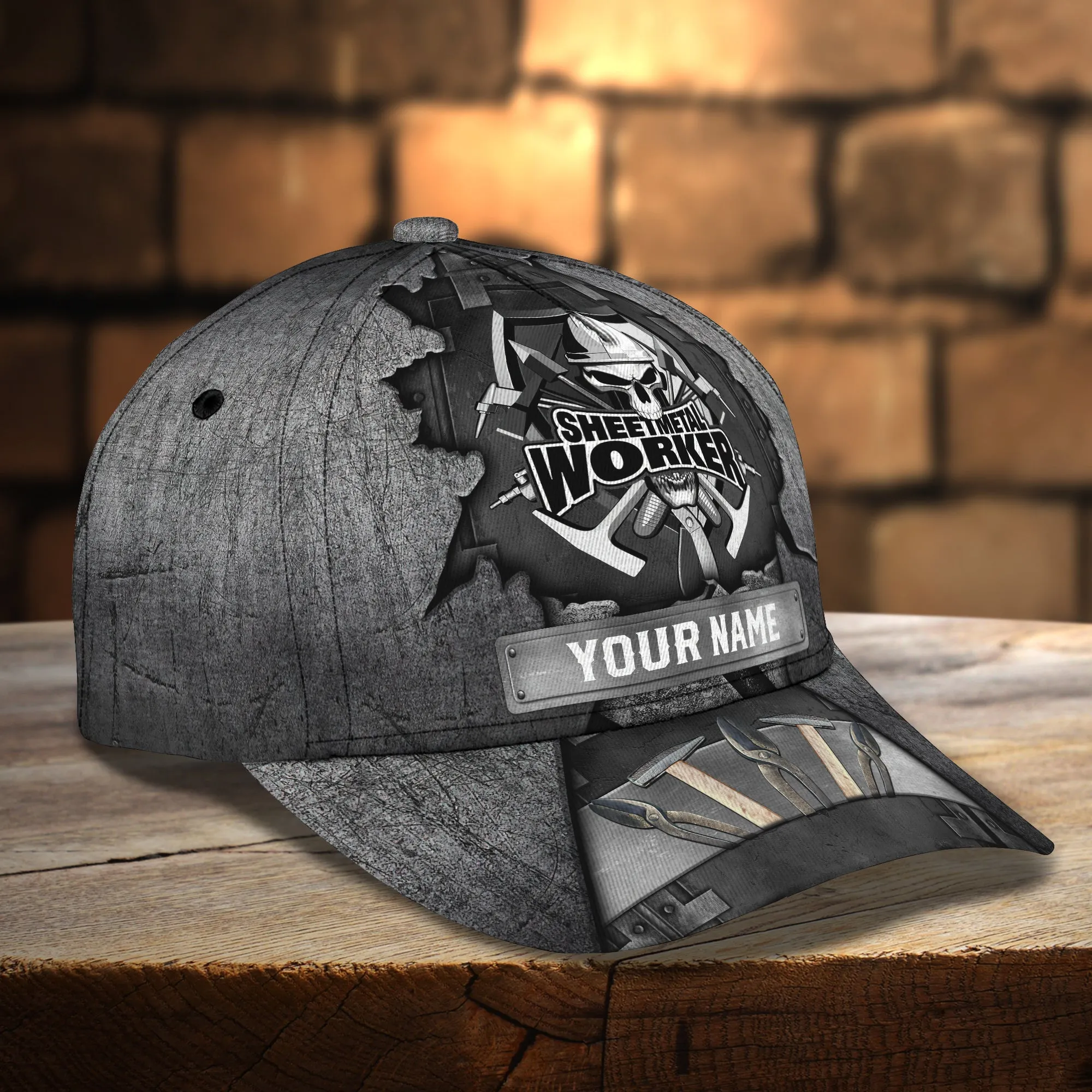 Metal worker - Personalized Name Cap - Ntt68