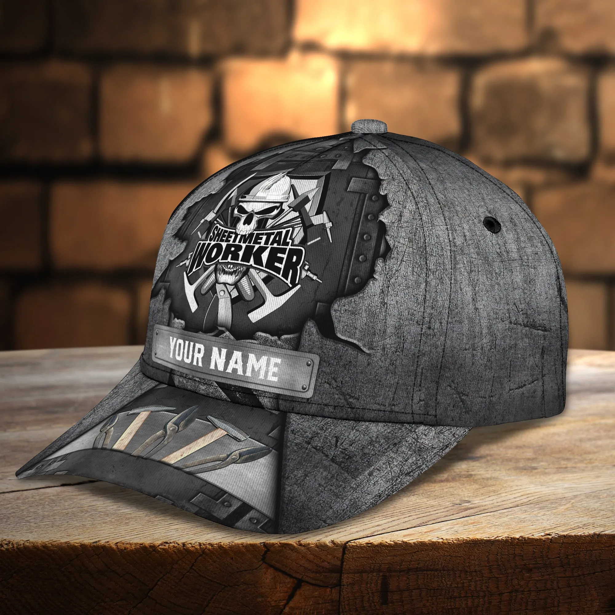 Metal worker - Personalized Name Cap - Ntt68