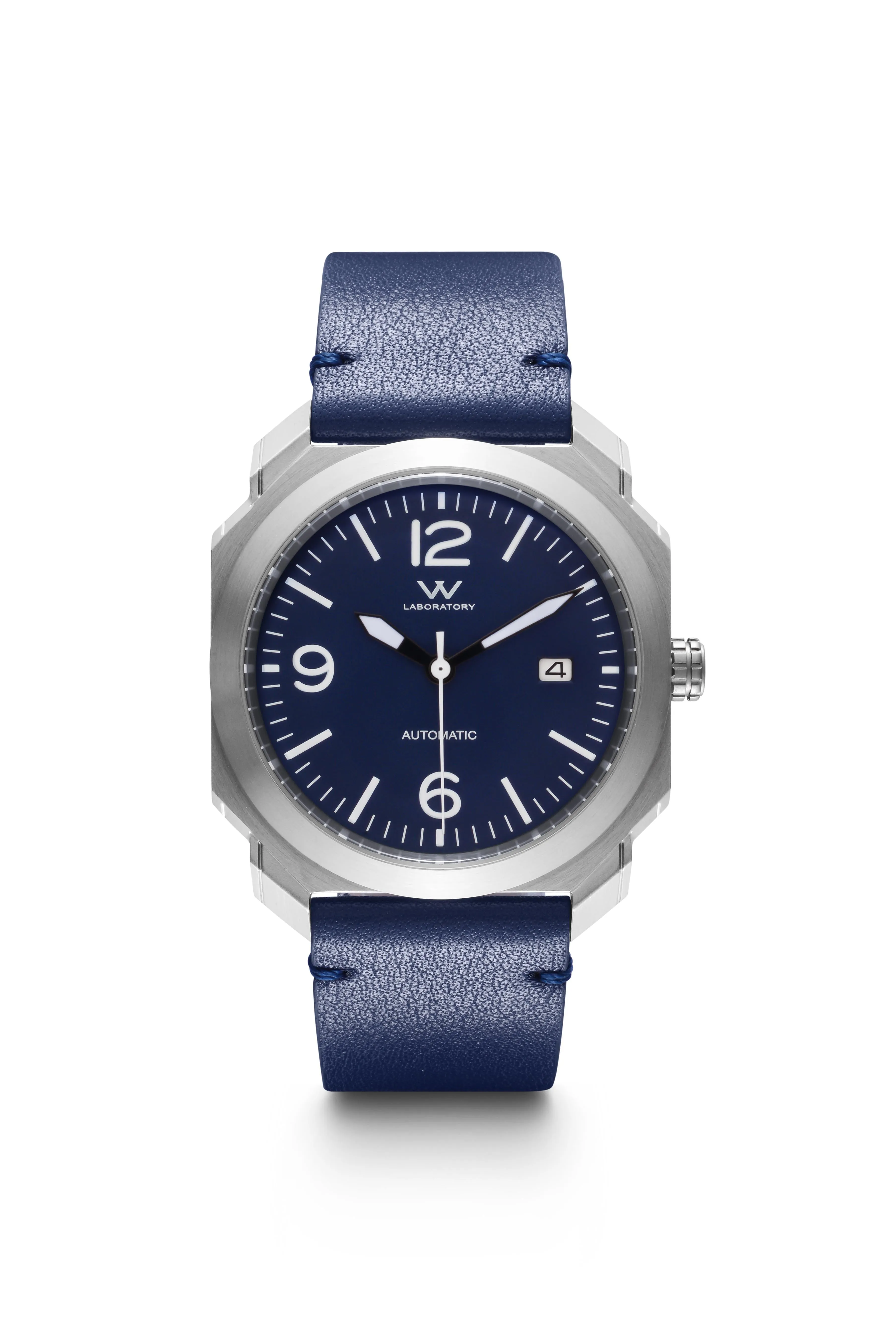Modern Gents Automatic Watch - Silver / Blue  WL10050-07