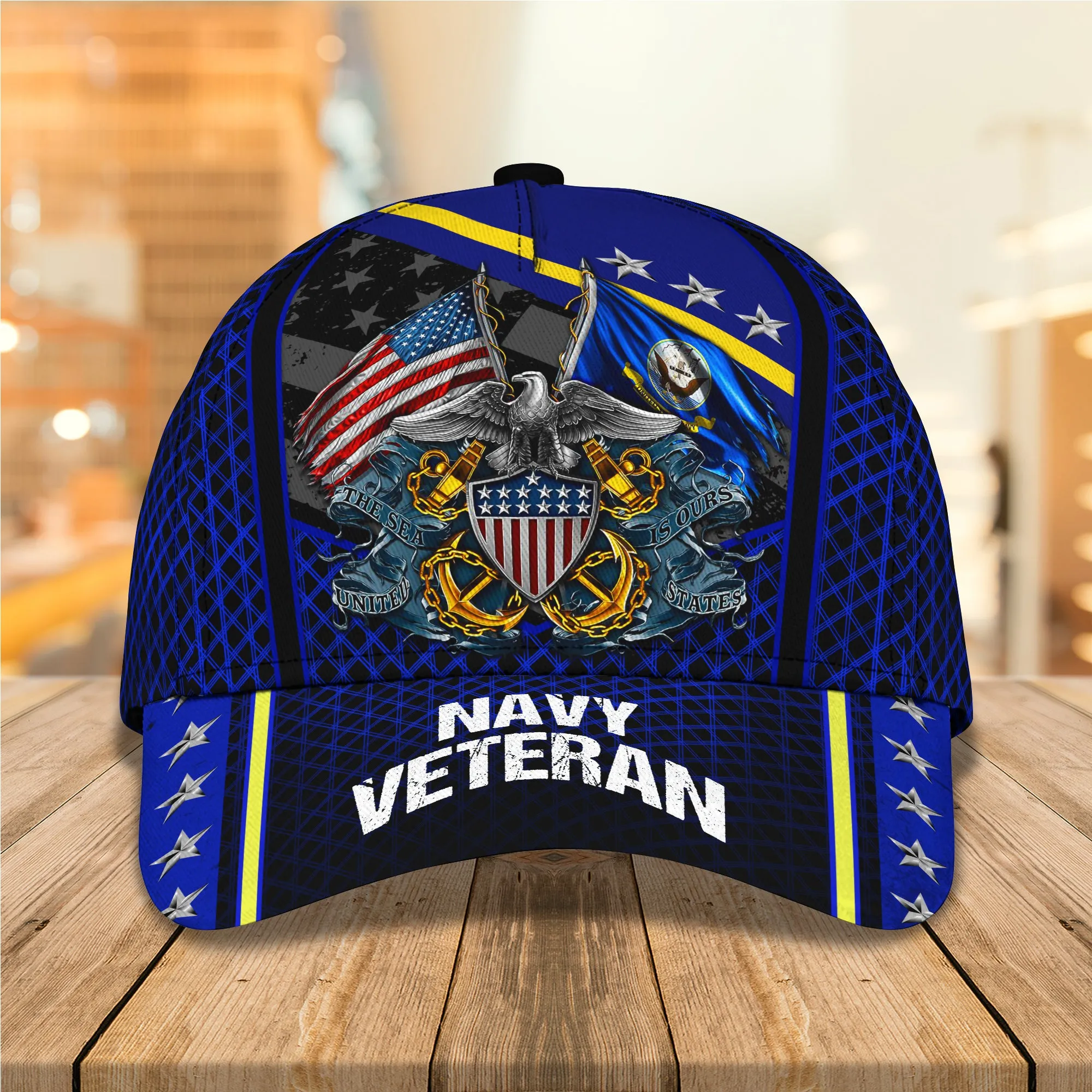 Navy veteran fight - Personalized Name Cap - Lst149
