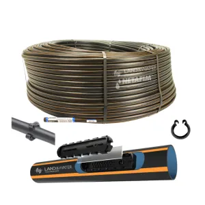 Netafim Uniram Vineline AS16010 16mm Pressure Compensating Agriculture Dripline 300m with Clips