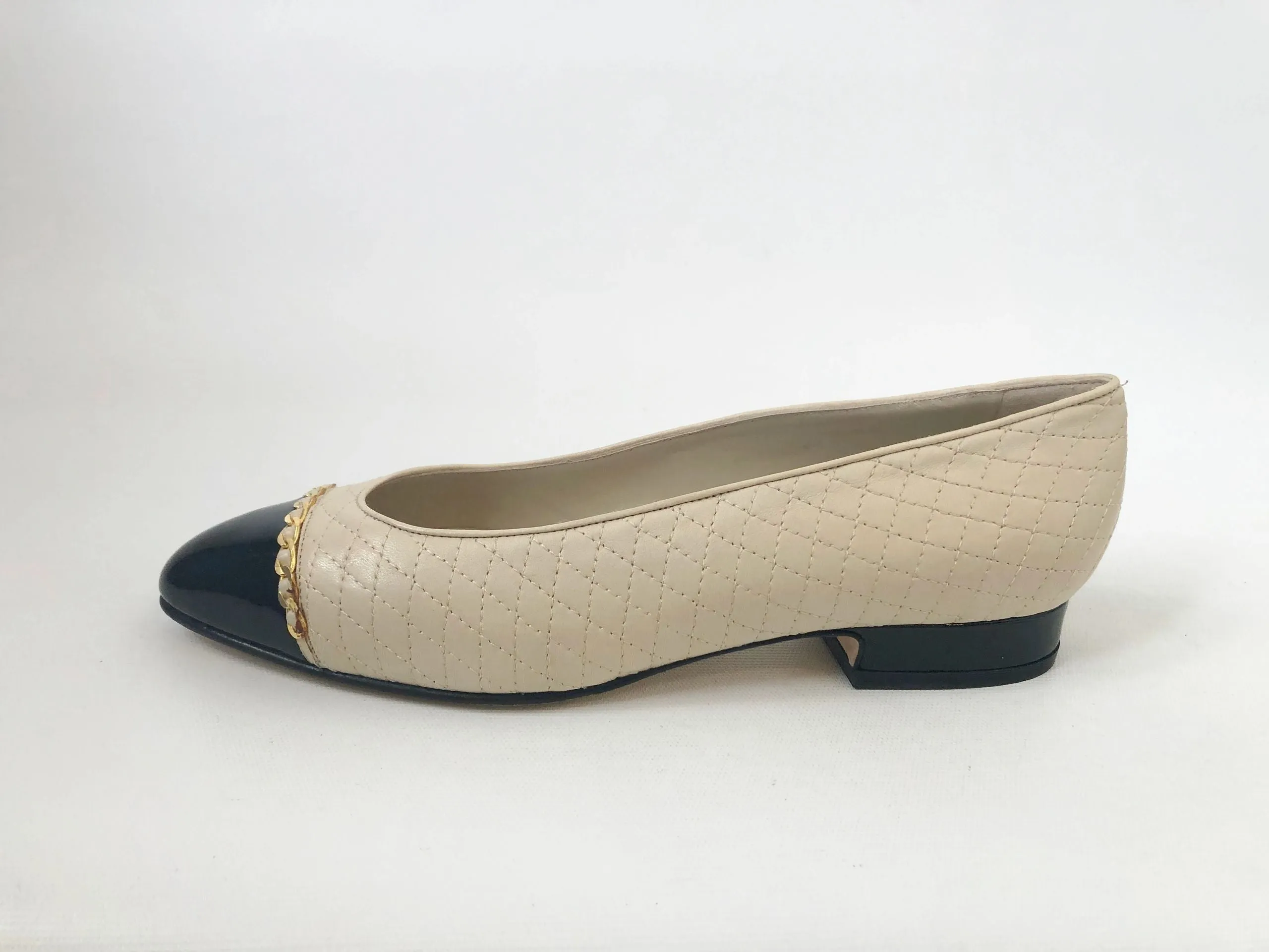 NEW Bally Cap-Toe Ballet Flat Size 8.5