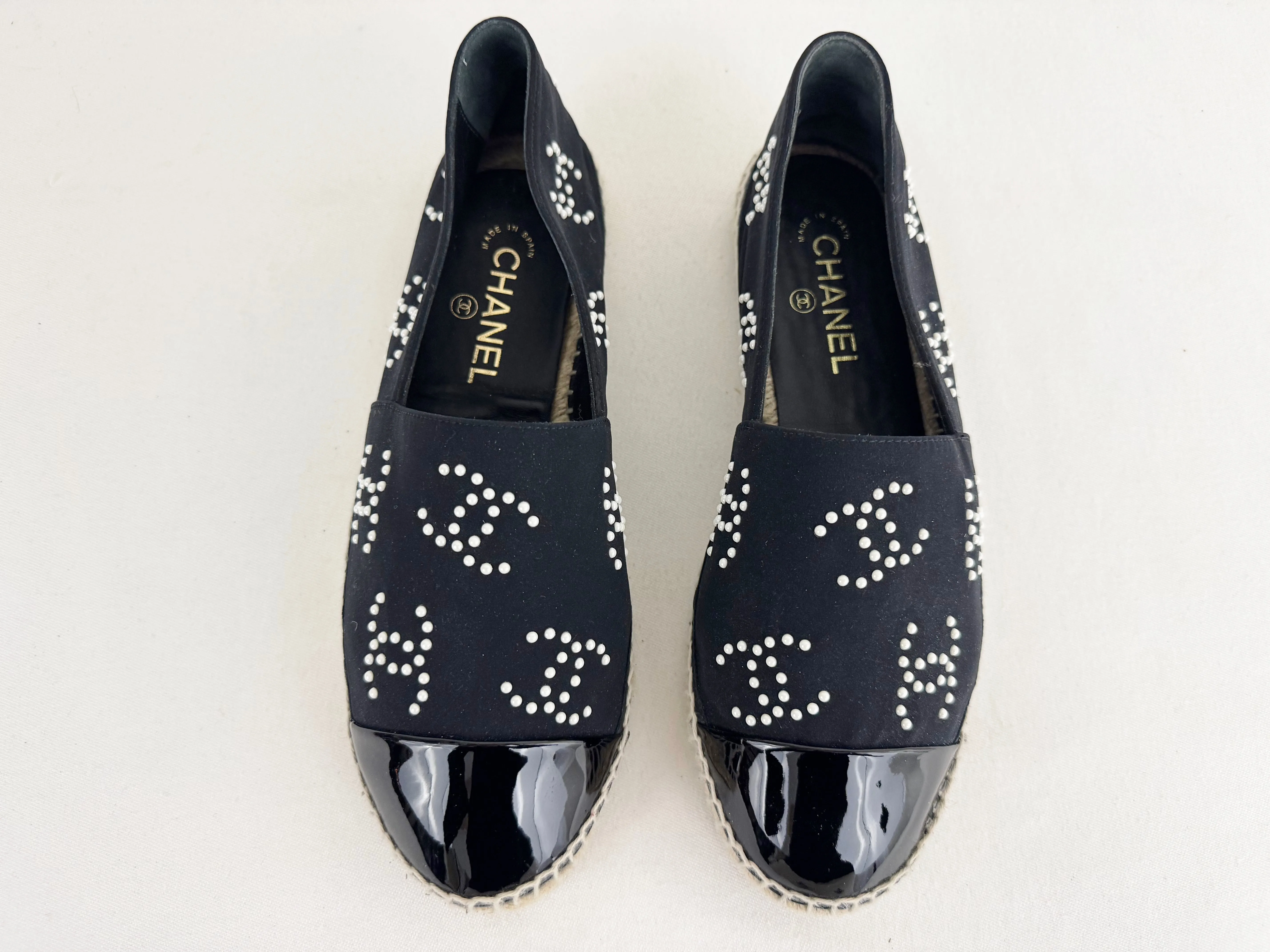 NEW Chanel Neoprene Espadrille Size 11