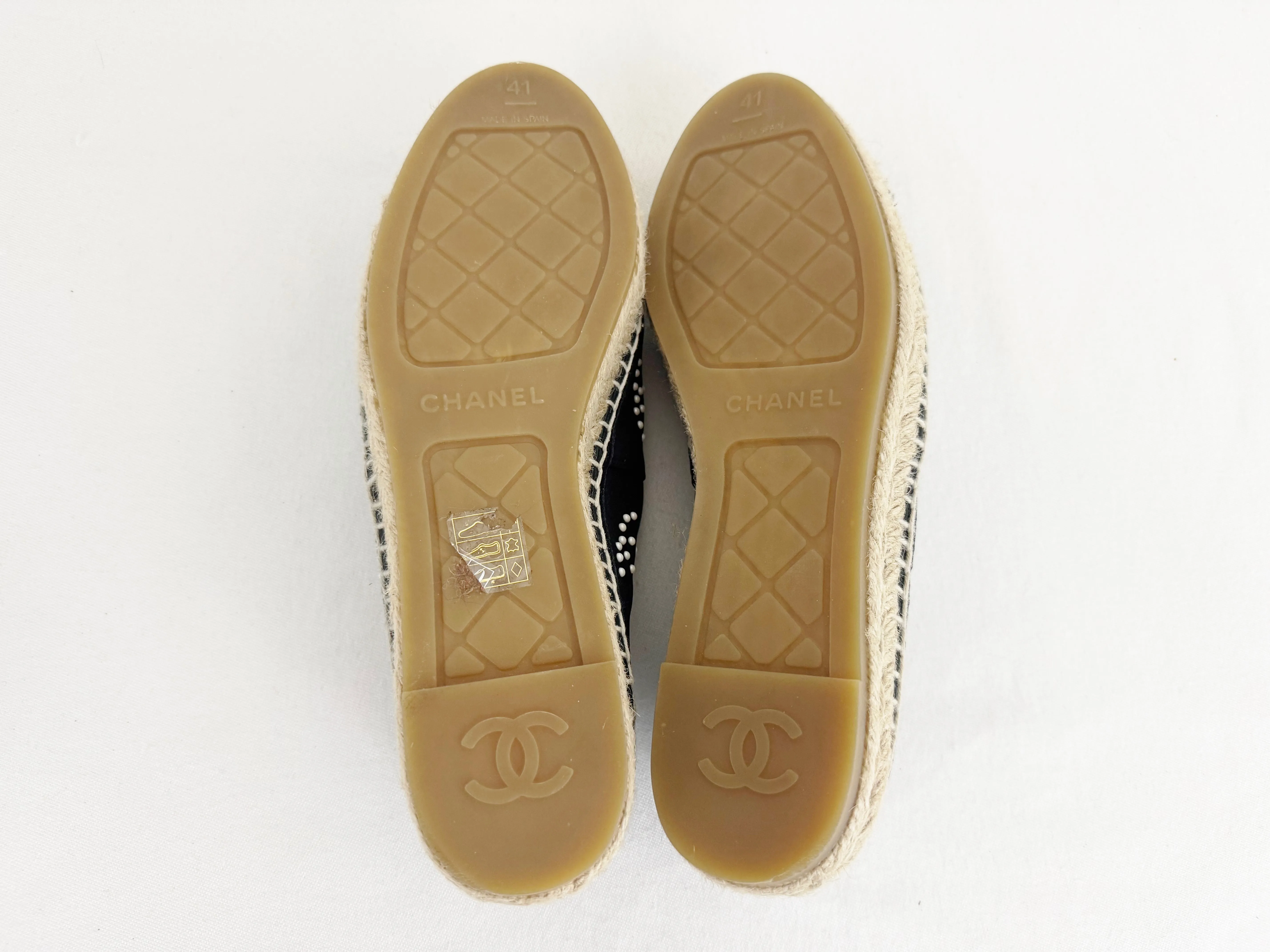 NEW Chanel Neoprene Espadrille Size 11