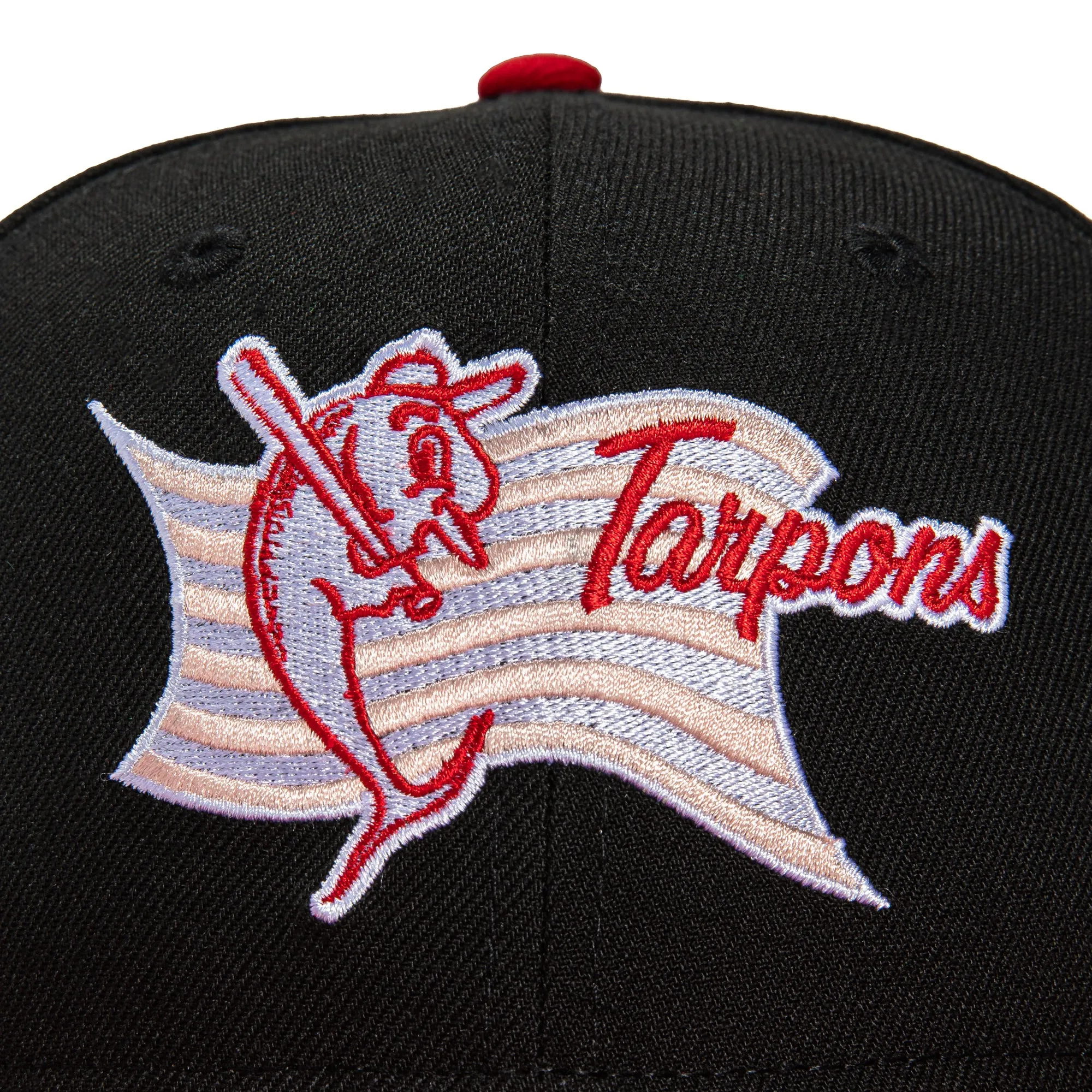 New Era 59Fifty Tampa Tarpons Hat - Black, Red