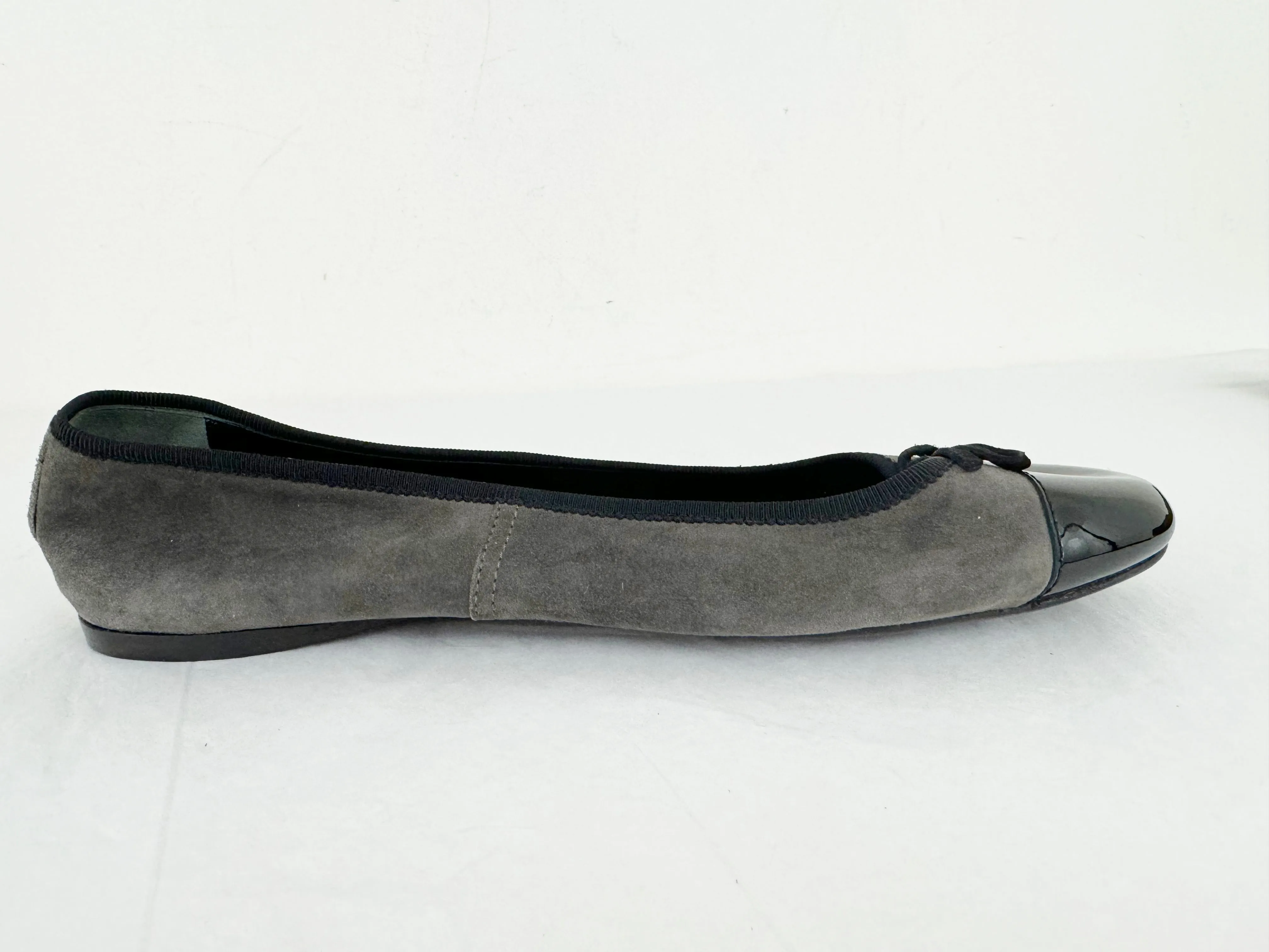 NEW Prada Cap-Toe Ballet Flats Size 11