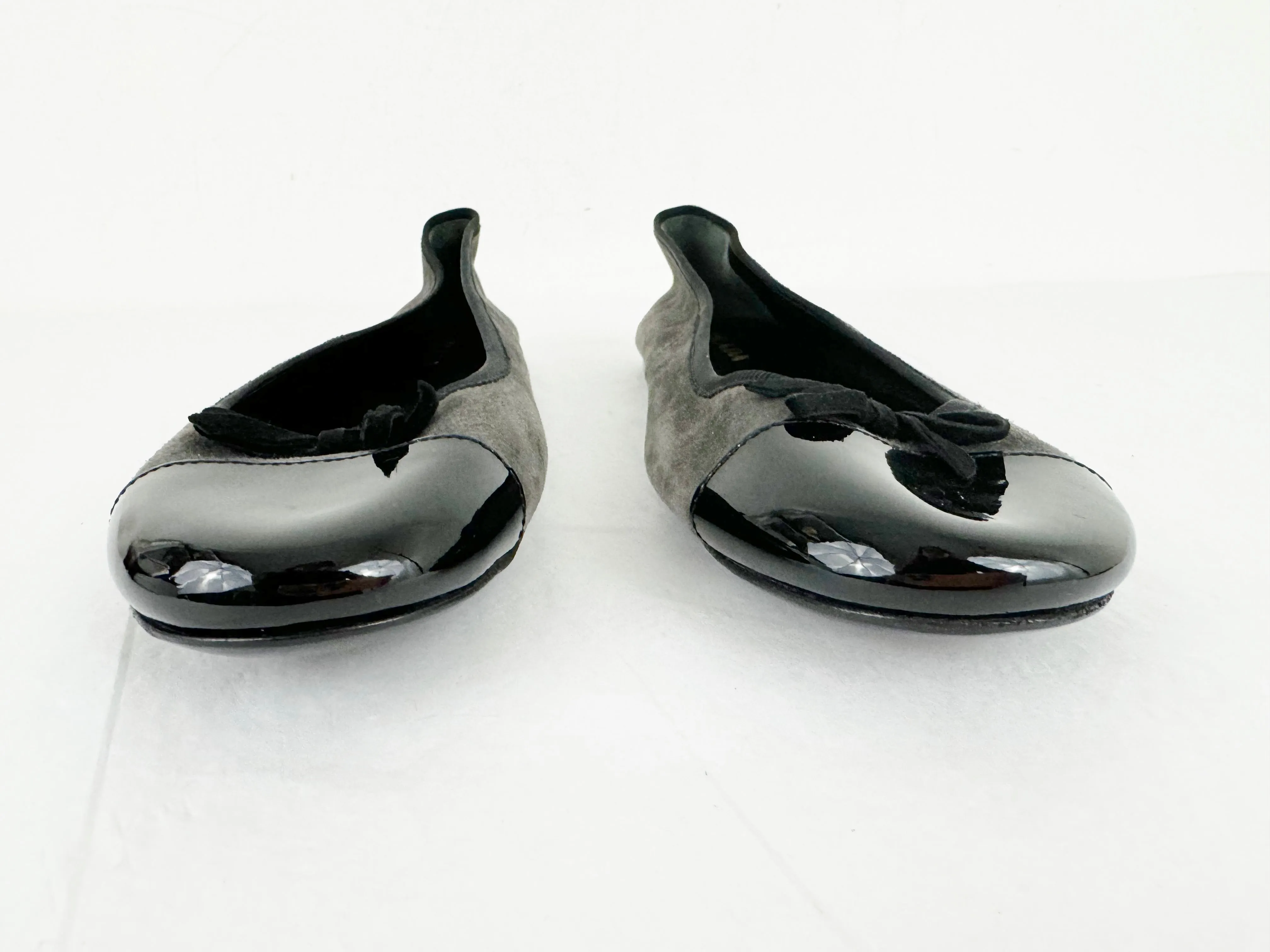 NEW Prada Cap-Toe Ballet Flats Size 11