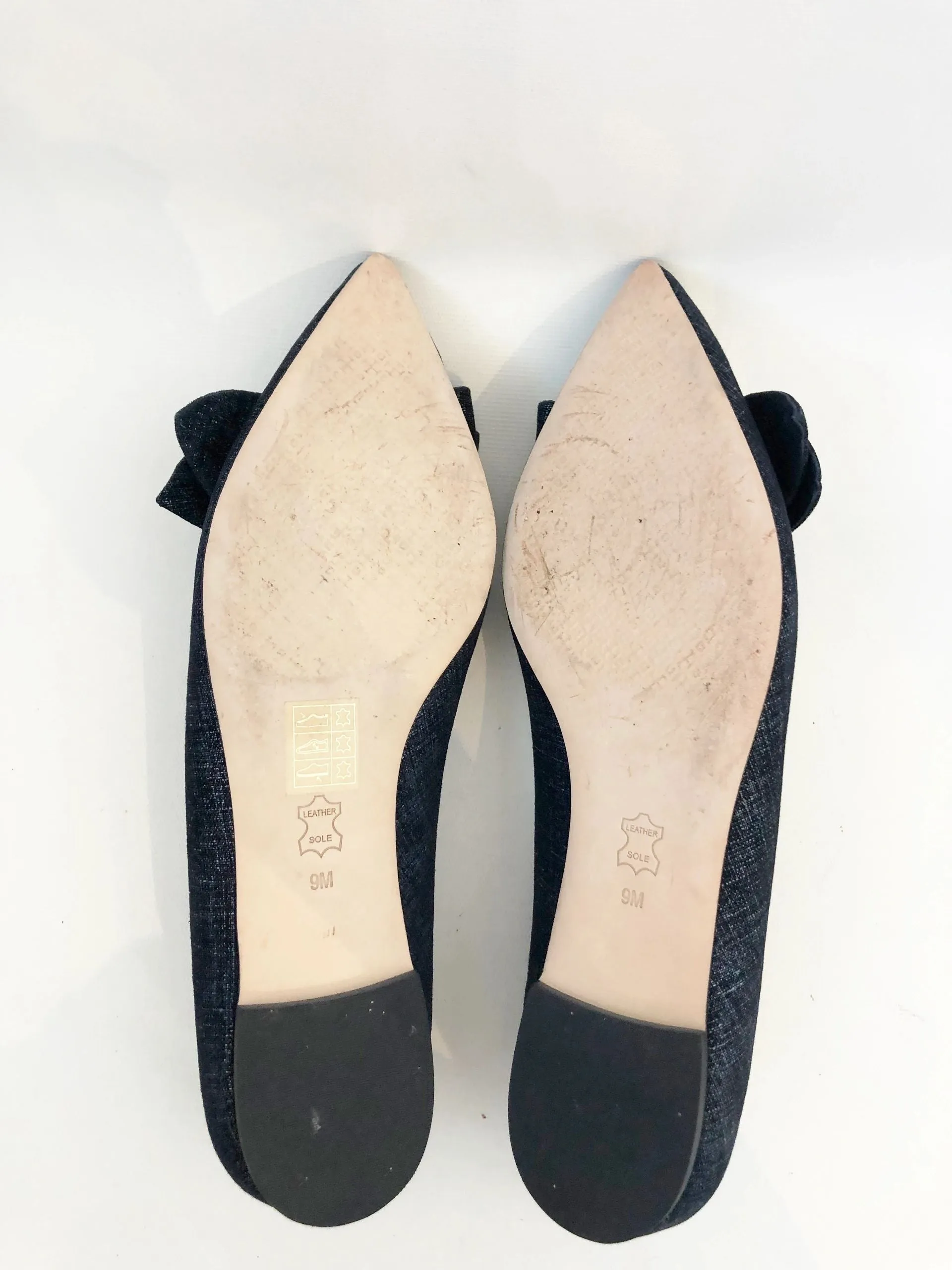 NEW Tory Burch Blue Flats Size 9
