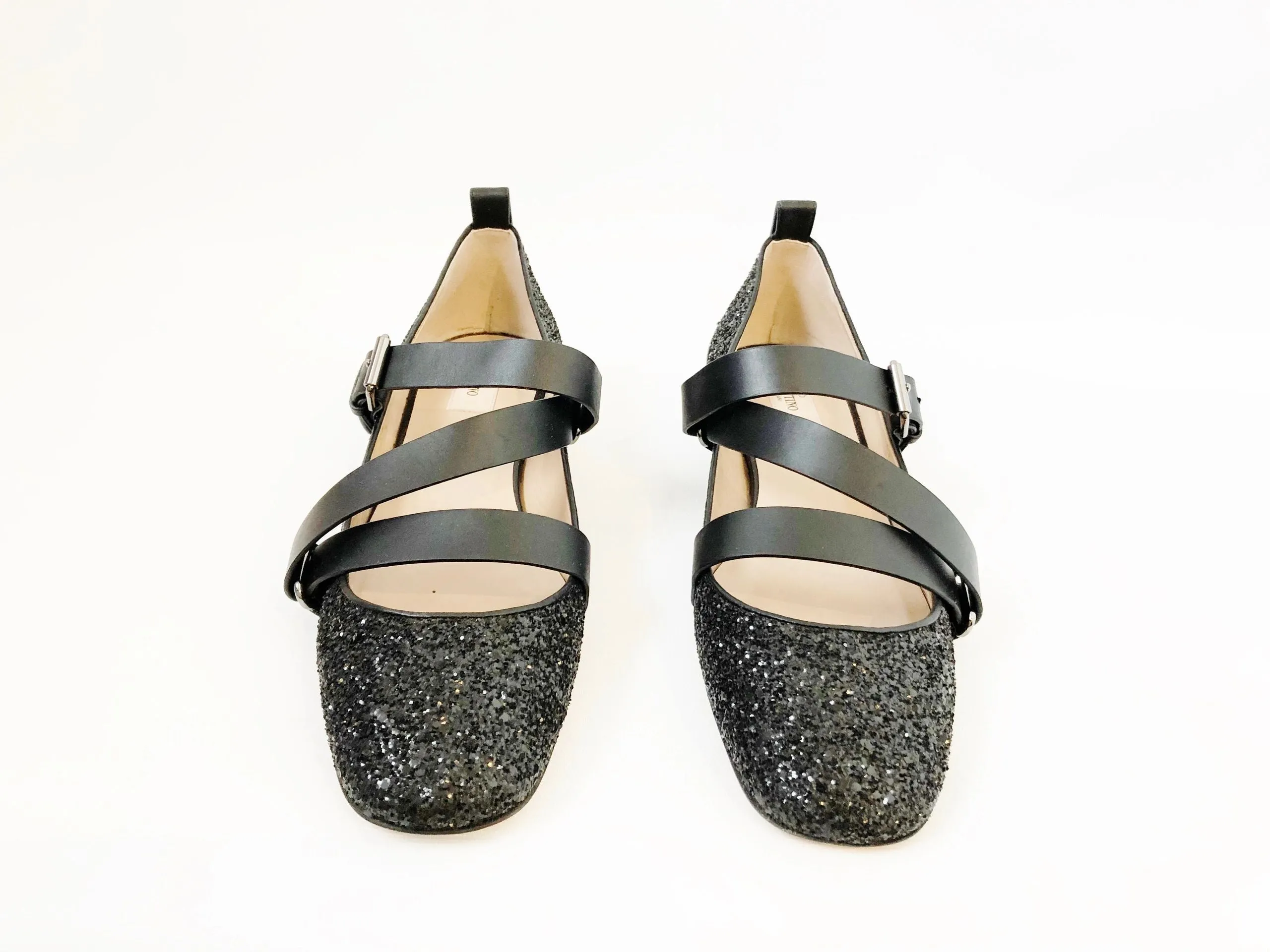 NEW Valentino Embellished Flats Size 41 It (11 Us)